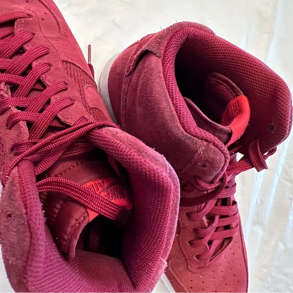 Nike Air Force 1 One 2017 Rare Maroon (University Red) Suede High top  11.5 - Picture 8 of 8